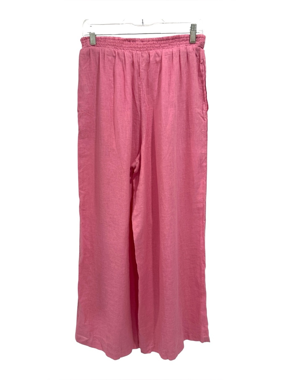 Anthropologie Pink Wide-Leg Pants - Picture 3 of 8